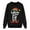 c-Black, variant on AWZXDE Christmas Pajamas Pajama Pants Christmas Family Christmas Story Letter Printed Long Sleeve Round Neck Hoodie Women,M