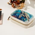 thumbnail image 7 of Sea Turtle Velvet Portable Travel Organizer with Removable Compartment - Gift, Earring Organizer, Storage Box, and Bracelet Holder, 7 of 7