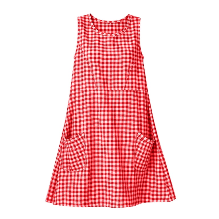 plaid dress knee length Jessica Howard 2x Plaid Womens Knee length Half Sleeve Lined Dress with pockets