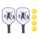 thumbnail image 1 of Núcleo de PP + Mango antideslizante de fibra de carbono, raqueta de paleta Pickleball, accesorios deportivosColor como se muestra en la imagen, 1 of 10