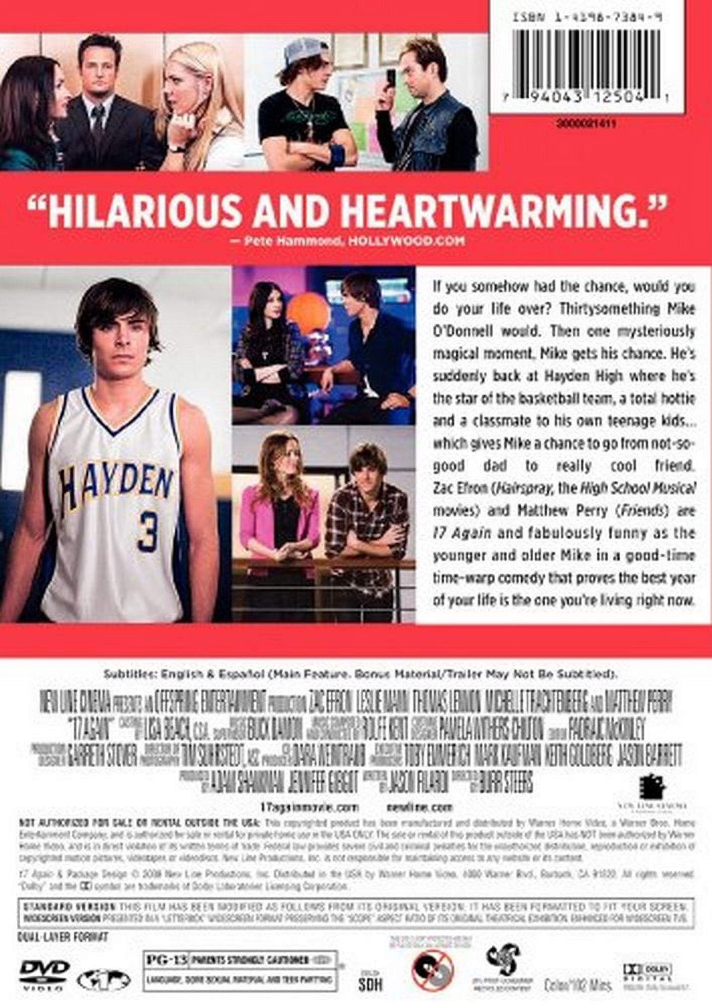 17 Again (DVD), New Line Home Video, Comedy - image 2 of 2