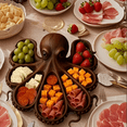thumbnail image 7 of ACDANC 2026 New Octopus Charcuterie Platter,Octopus/Kraken Design Wood Serving Tray,Ocean Themed Party Aperitif Board for Cheese Meats,Home Kitchen Decoration,Gift for Seafood Lovers&Entertainers, 7 of 7