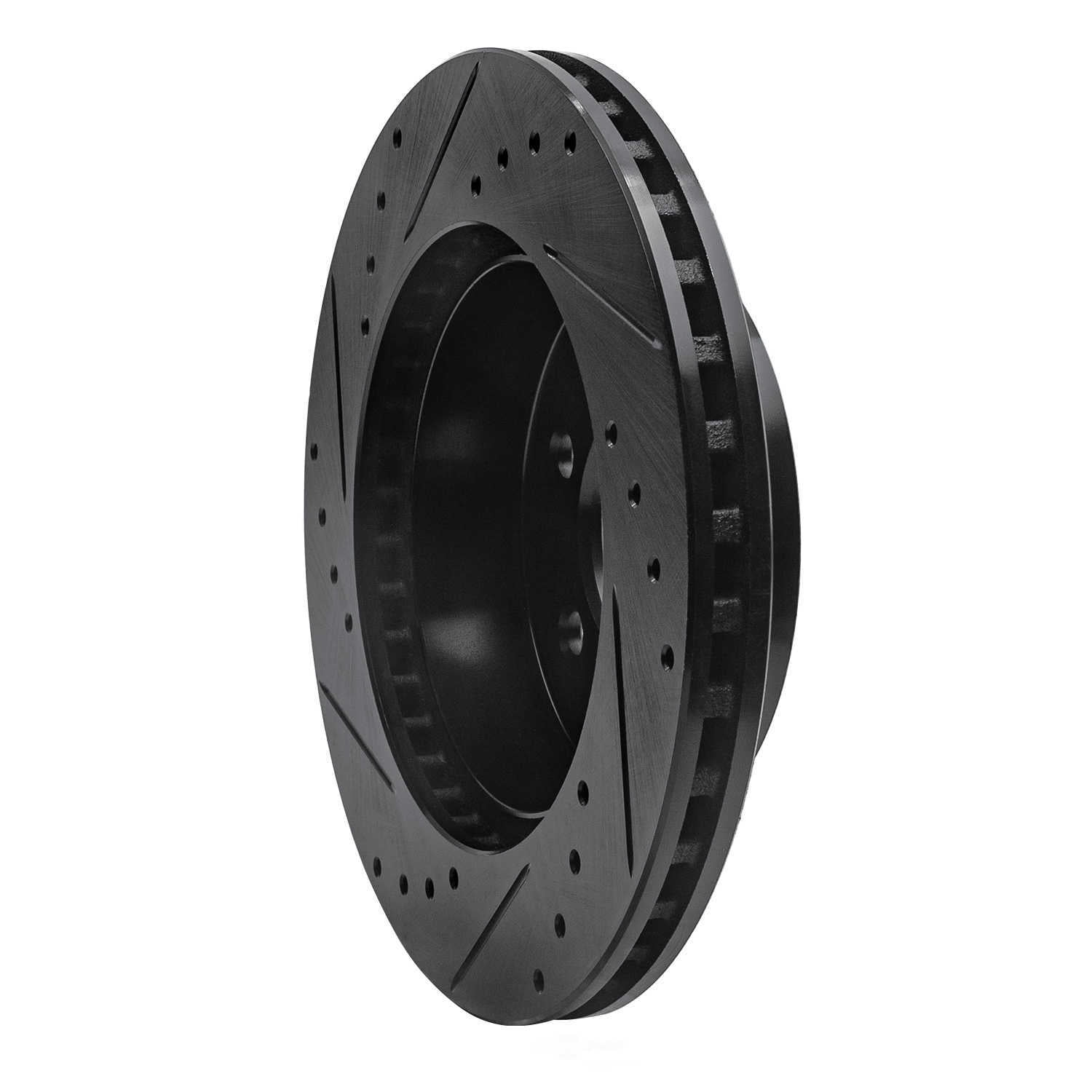 Dynamic Friction Company 633-40084R DFC Brake Rotor - Drilled And Slotted - Black