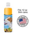 thumbnail image 4 of Jack Russell Terrier in Summer Flowers Ultra Hugger for slim cans, 4 of 6