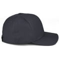 thumbnail image 2 of Daxton Premium Mid Profile Hat Semi Curved Visor Charcoal Cap White Black Gothic Embroidered, Letter A, 2 of 4