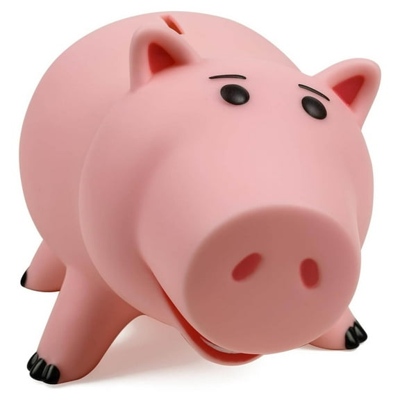 Creamily Toy Story Hamm Piggy Bank Cute Pink Pig Money Box Plastic Saving Coin Box with Color Package Money Bank Great Gift Toy for Kid Children Girls Boys