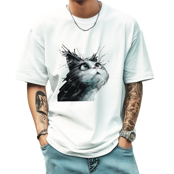 Men's Short Sleeve Graphic T shirt Collection Summer New Trend Sports Shirt Select