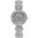 thumbnail image 1 of ER Mantianxing Reloj de cuarzo para mujer con correa de acero de aleación con diamantes de imitación (plateado) oso de fresa Electrónica, 1 of 4