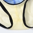 thumbnail image 6 of TANBOM Men's Bulge Enhancing Briefs Nylon Mesh Underwear Yellow L 1-Pack, 6 of 6