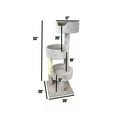 thumbnail image 2 of New Cat Condos 52-in Cat Tree & Condo Scratching Post Tower, Beige, 2 of 2