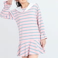 thumbnail image 3 of LOVZFMLL Robe Fille avec Grand Style Universitaire Robe Princesse Robe Fille Manches Longues Col Rabattu, 3 of 5