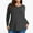 gray, variant on DDLUYY Women's Plus Size Tops Crew neck Long Sleeve Shirts Loose Tunic Tops Fall Shirts