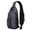 Black-3, variant on Crossbody Sling Backpack for Women Men Fish Turtle Jellyfish Crab Dark Blue Shoulder Sling Crossbody Casual Chest Bag for Travel Sports Running Hiking