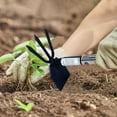 thumbnail image 4 of Bfogop 2-in-1 Garden Hoe Tool with Cultivator Rake, 16 Long Handle Small weed Hoe for Weeding, hand tiller Gardening Hoes for Backyards,Indoor Greenhouse, Outdoor Planting, 4 of 6
