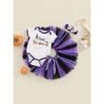 thumbnail image 2 of Inevnen 3pcs Newborn Baby Girls Princess Romper Outfit My 1st Halloween Tutu Skirt with Headwear, 2 of 8