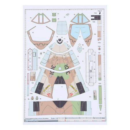 1:32 American A-4 Skyhawk Fighter Paper Model Kit DIY Toys, for Collectors and Hobbyists