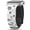 Black/White, variant on Floral Engraved Silicone Watch Band for Apple Watch, Two-Tone Flower Replacement Strap for iWatch SE Series 11/10/9/8/7/6/5/4/3/2/1 Ultra