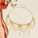 thumbnail image 1 of Cadena de cintura para mujer, cadena de Metal, cinturón decorativo, pantalones, cadena, cinturón, joyería para el cuerpo, 1 of 10