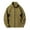 Gold, variant on Cargo Jacket with Zipper for Men Stand Collar Coat with Pockets Solid Color Athletic Versatile Tops