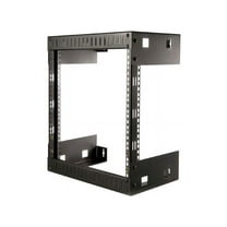 8U OPEN FRAME WALL MOUNT EQUIPMENT RACK 12IN DEEP