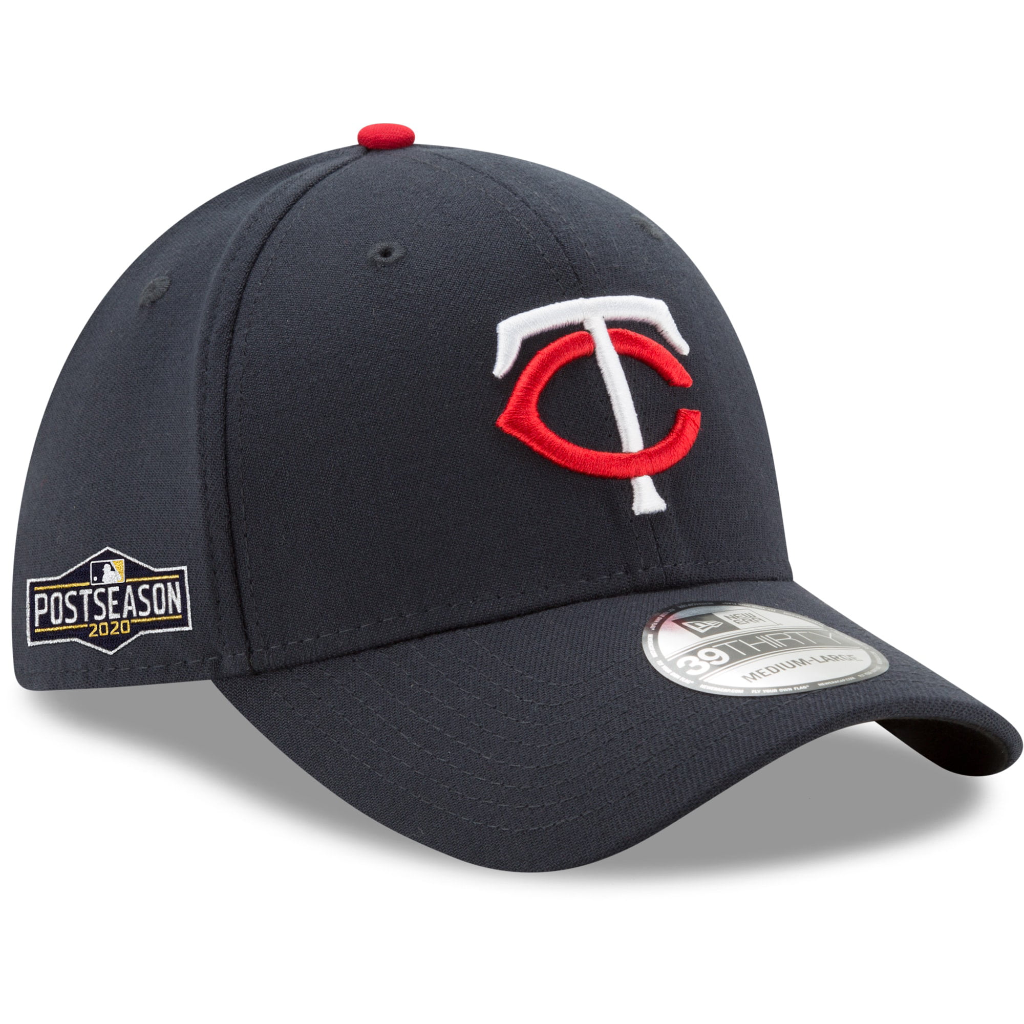 Minnesota Twins New Era 2020 Postseason Side Patch 39THIRTY Flex Hat ...