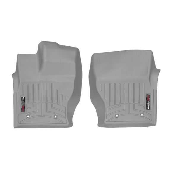 WeatherTech Custom Fit FloorLiners compatible with Land Rover Rover Discovery, Range Rover Sport, Range Rover Sport PHEV, Range Rover, Range Rover PHEV - 1st Row (Driver & Passenger), Grey
