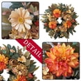 thumbnail image 2 of Corona WANNA-CUL para primavera y otoño de 61 cm con hortensias, peonías y dalias, 2 of 9