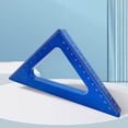 thumbnail image 4 of Regla de ángulo de 45/90 grados, escala métrica Imperial, escuadra, herramienta de bricolaje para carpintería, 4 of 5