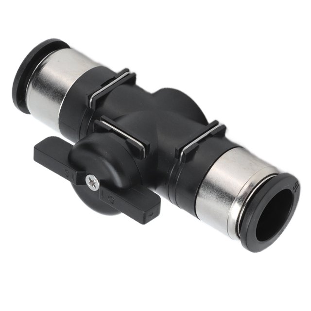 Pneumatic Ball Valve, High Strength Airtightness Push To Connect Straight Union Ball Valve For Pneumatic Tools For Air Piping