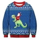 thumbnail image 5 of Suéter navideño informal con estampado 3D de dinosaurio feo para hombre y mujer como regalo de carnaval de Navidad 2023, 5 of 5