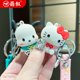 thumbnail image 4 of Sanrioed-Llavero de goma suave My Melody Kuromi Cinnamorol, bonito colgante de dibujos animados para coche, adorno colgante para mochila escolar, novedad, 4 of 5