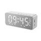 thumbnail image 2 of Superficie del espejo 3-en-1 Reloj de alarma Gran pantalla Bluetooth Compatible con Bluetooth Reducción de ruido Altavoz Tiempo real Temperatura Meter Relojes Tipo 1 Blanco seitruly HA011424-01, 2 of 6