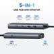 thumbnail image 2 of Adaptador USB a Ethernet Hub USB 5 en 1 UGREEN con Ethernet, 2 of 8