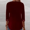 thumbnail image 3 of Women's sequined long-sleeved top with, 3 of 9