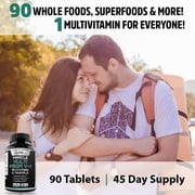MiracleMulti MEGA V-1 MultiVitamin & Minerals, with Superfoods, Probiotics, Digestive Enzyme, Mushrooms: Non-GMO