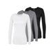 thumbnail image 1 of Adar Uniforms Ropa interior para mujer, paquete de 3 camisetas cómodas de manga larga 2903 negro/gris marga oscuro/blanco L, 1 of 1