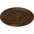 thumbnail image 3 of Ekena Millwork 16 1/8"OD x 3/4"P Tyrone Ceiling Medallion (Fits Canopies up to 6 3/4"), Hand-Painted Root Beer Crackle, 3 of 6