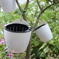 thumbnail image 4 of Auto Self Watering Hanging Plastic Flower Pot Layers Gardening Wall, 4 of 10