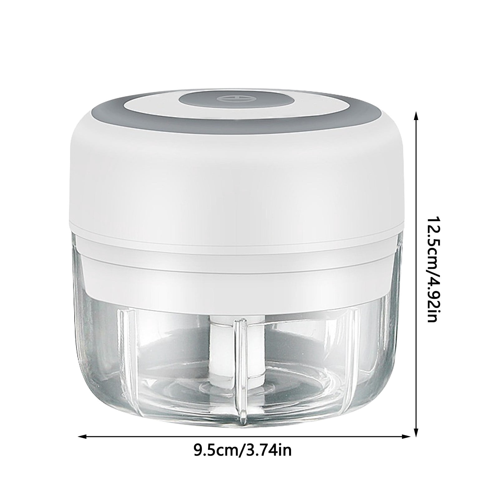 XKHZJL Electric Garlic Chopper, Mini Portable Veggie Choppers, Garlic Grinder Masher Onion Chopper, Blender to Vegetable, Wireless Food Processor for Ginger, Chili, Fruit, Meat, etc