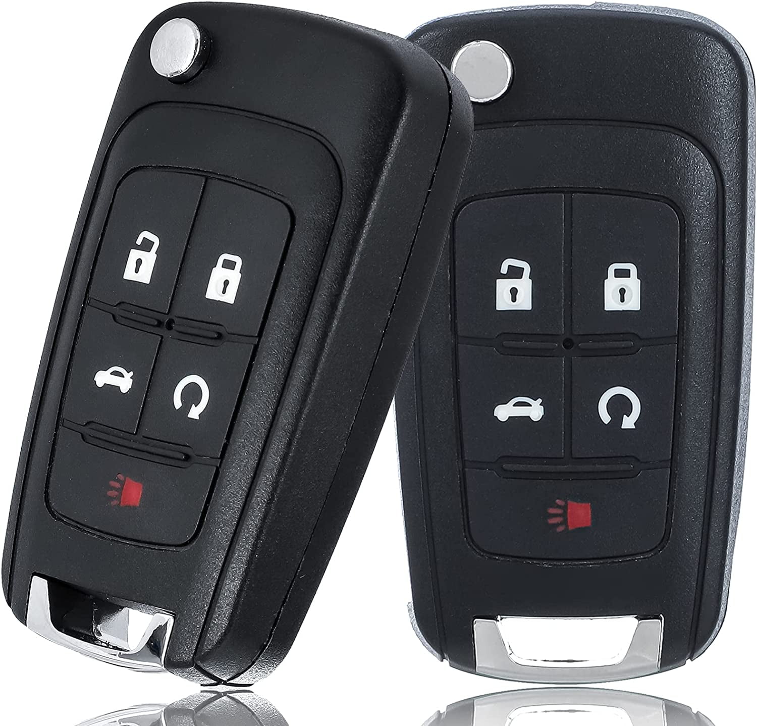 Car Key Fob Keyless Entry Remote Compatible with Chevy Cruze/Camaro/Impala/Equinox/GMC Terrain