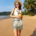 thumbnail image 3 of Fotbe Dutch Windmill Vestido de Verano sin Mangas para Mujer – Vestido Midi Línea A, Estilo Camiseta Floral, Vestido Playero Casual y Fluido, 3 of 7