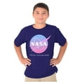 thumbnail image 5 of NASA Vaporwave Take Off Explore More Crewneck T Shirts Boy Girl Teen Brisco Brands L, 5 of 6