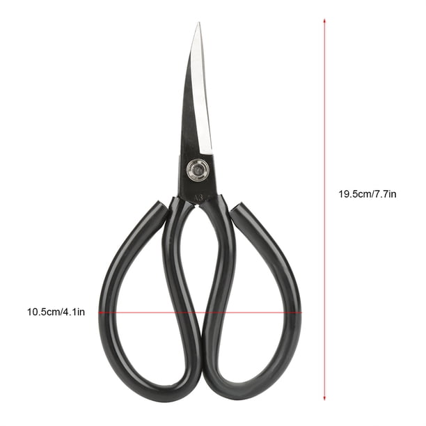 Tijeras De Costura De Cuero De Acero Al Carbono A3, Diseño De Punta De Codo Con Cómodo Adecuado Para Sastrería Profesional De Artesanía De Tela
