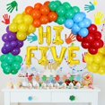 thumbnail image 2 of Decoración para fiestas Jollyboom Hi Five Birthday 5th con globos, 2 of 7