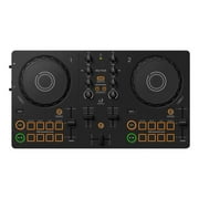 AlphaTheta DDJ-FLX2 Compact 2-Channel DJ Controller with Case Package