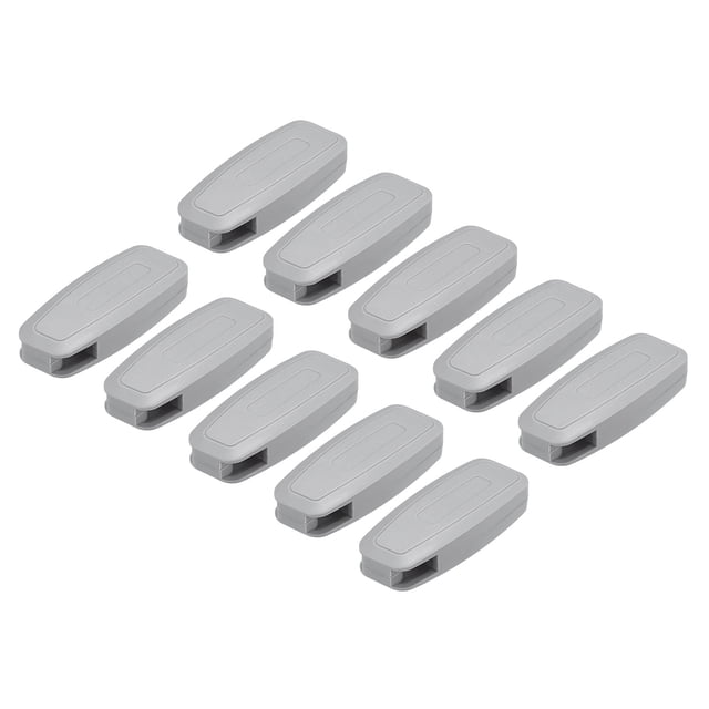 Peso de cordón ciego Uxcell, paquete de 16, cadena de perlas de 80 mm para cortinas de ventana, color gris