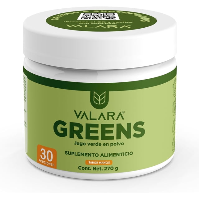 Jugo Verde en Polvo Valara Sabor Mango 270gr