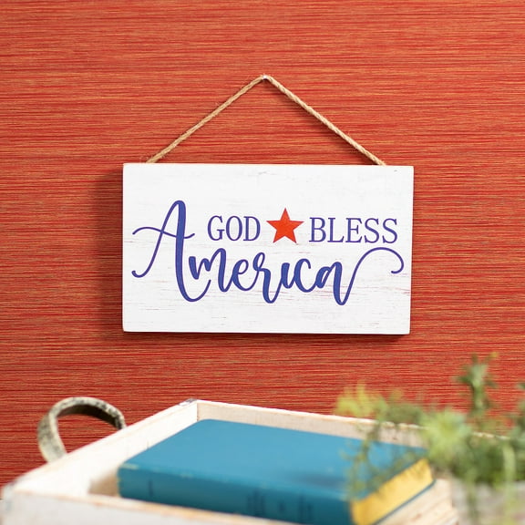 Small God Bless America Sign