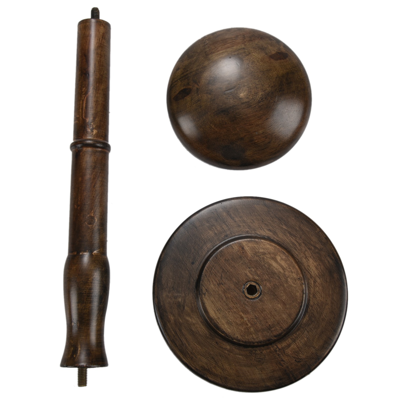 Porte-chapeau En Bois Vintage - Support De Table Pour Chapeaux, Perruques Ou Casquettes - Dimensions 33x16x12 Cm - Rangement élégant Pour Entrée Ou Armoire