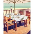 thumbnail image 2 of nqOlkjepod Spring Birds Outdoor Tablecloth with Umbrella Hole & Zipper, Watercolor Animals Tree Branch Leaves Rectangle Table Cover 60x84 Inch, Dining Waterproof Table Cloth Protector for Patio, 2 of 7